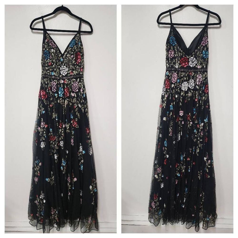 NWT Mac Duggal EMBELLISHED FLORAL SEQUINED GOWN Size 4. $698 - Picture 5 of 5
